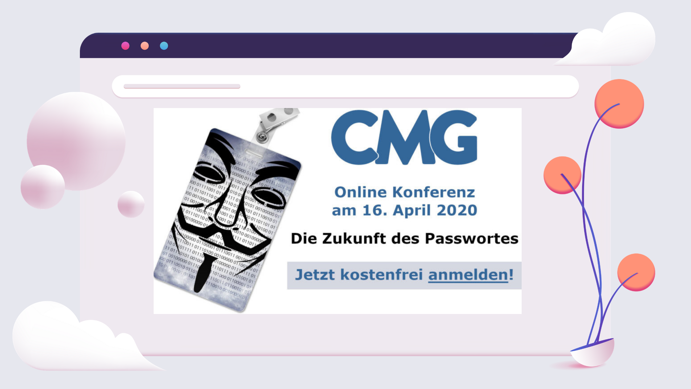 CMG Online Konferenz „Die Zukunft des Passwortes“